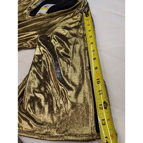 Michael Kors Gold Shimmer Top M Antique Brass Party Holiday New Years NWT $110 - Picture 9 of 10